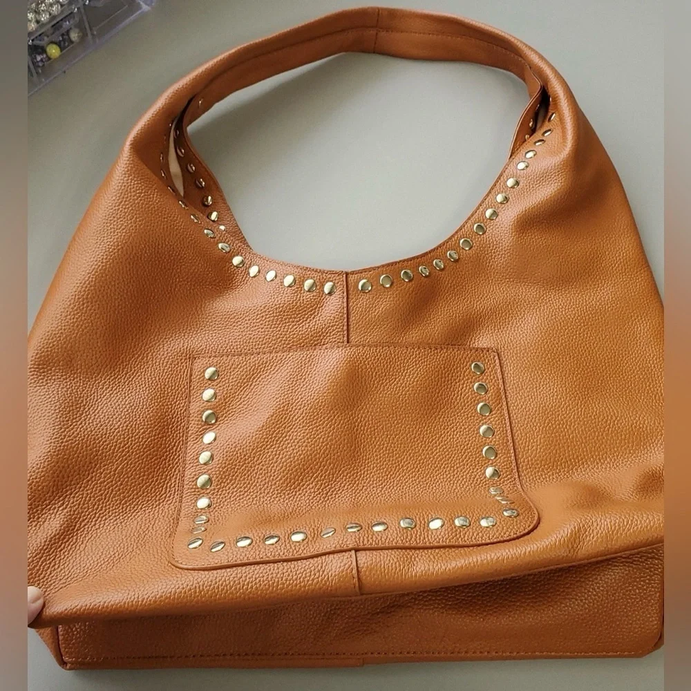 Laggo Mara studded hobo bag